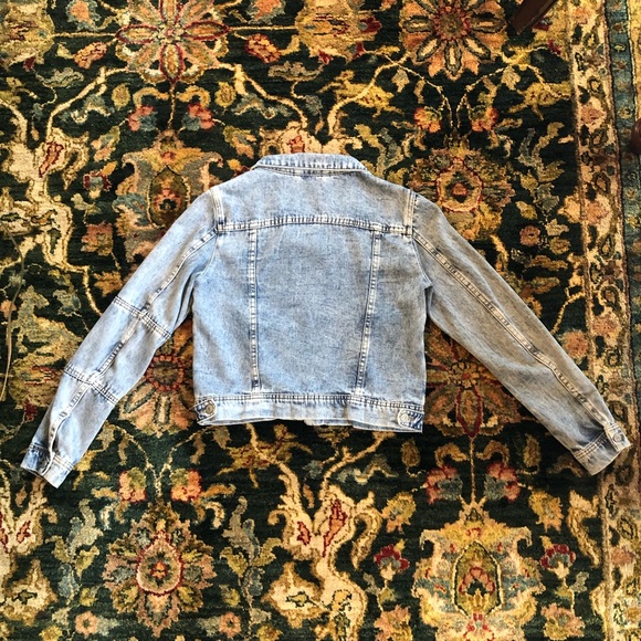 Free People Cropped Denim Jacket - Picture 6 of 6